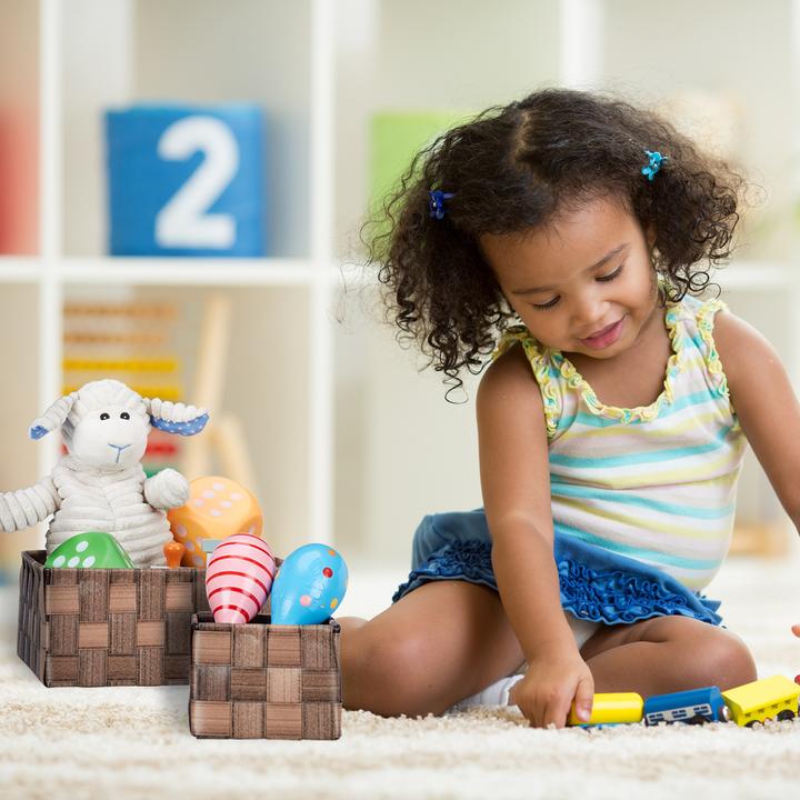 Actual product image Relaxdays 4pcs storage basket set (23 cm, 1x)