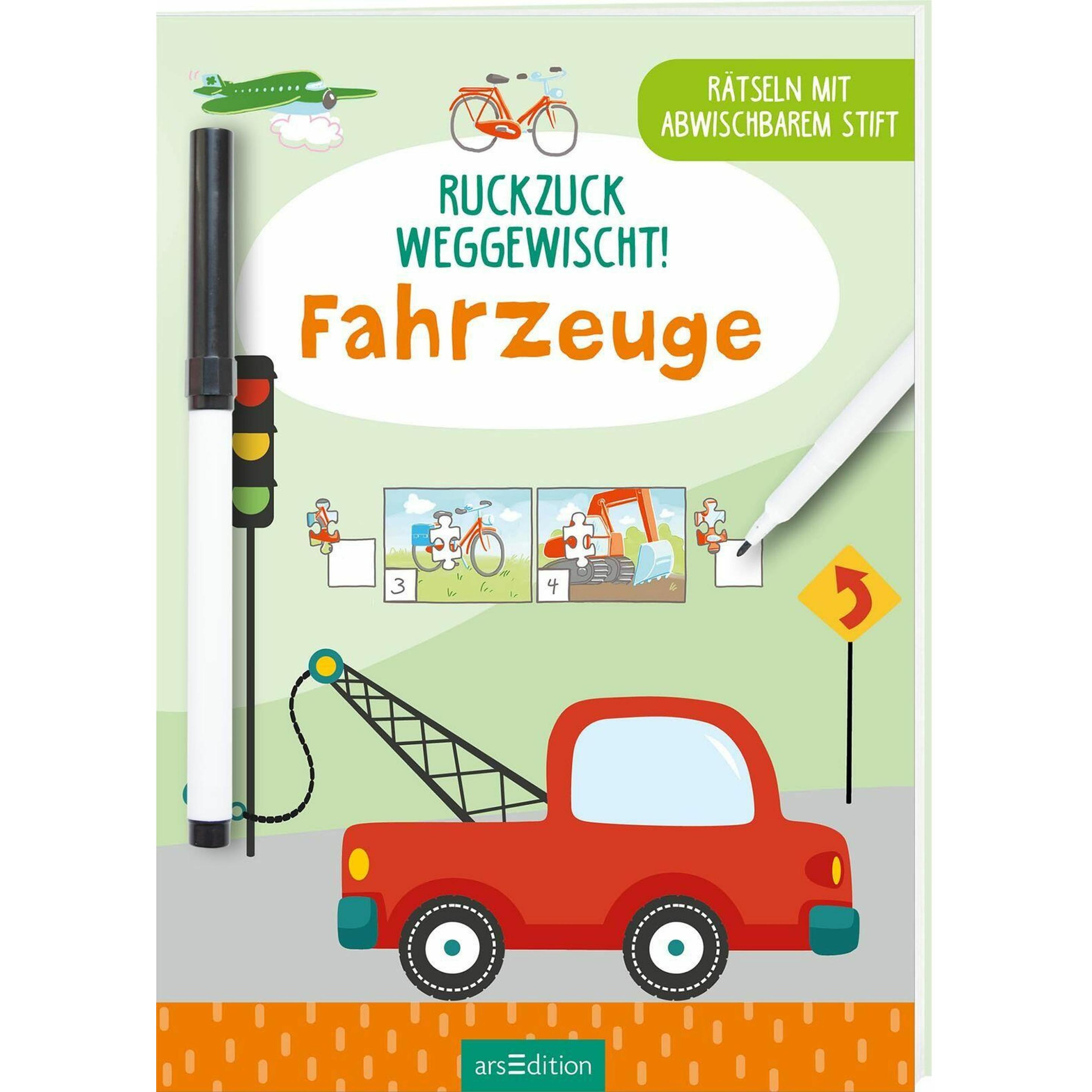 Ars Edition Ruckzuck weggewischt! Fahrzeuge (65428445)