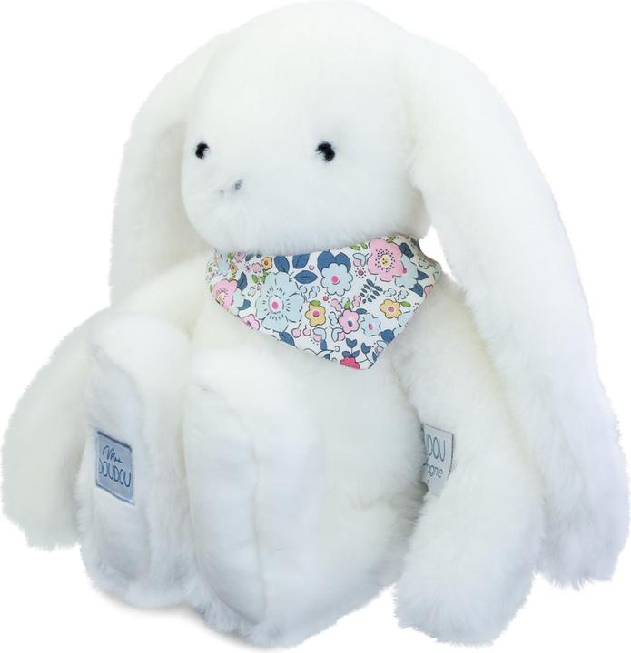 Actual product image Doudou et Compagnie Fleurette Hase weiss 35cm (35 cm)