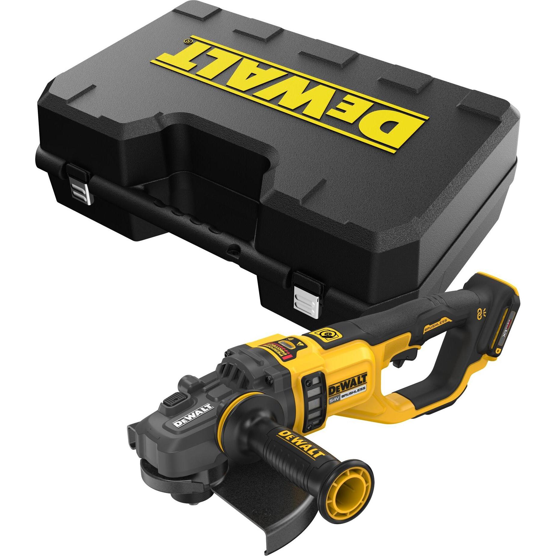 DeWalt, Smerigliatrice angolare, DCG460NK FLEXVOLT Accu Haakse Slijper 230mm 54V Basic Corpo in custodia (230 mm)