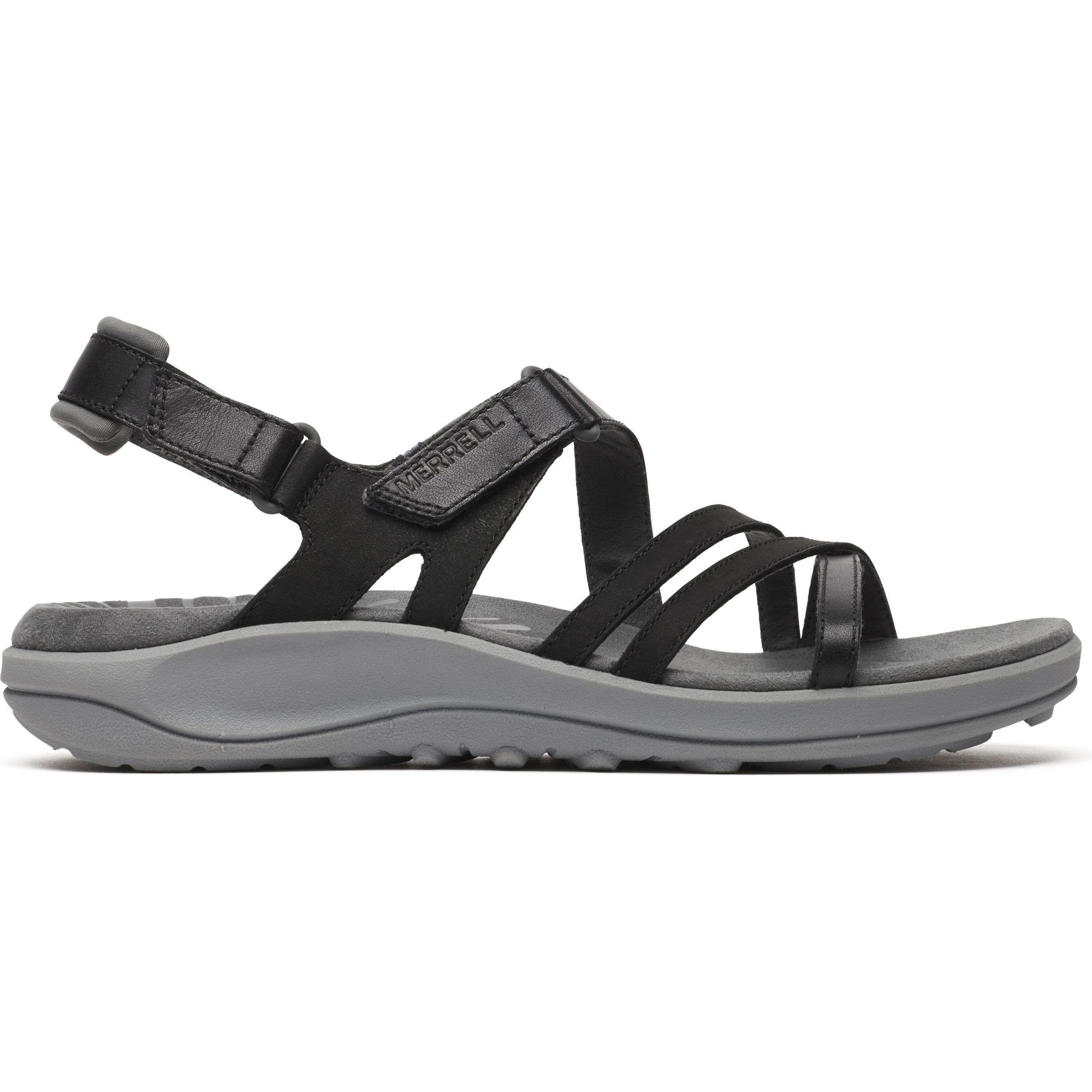 Merrell, Damen, Sandalen, W Harbor Backstrap, Schwarz, (38)