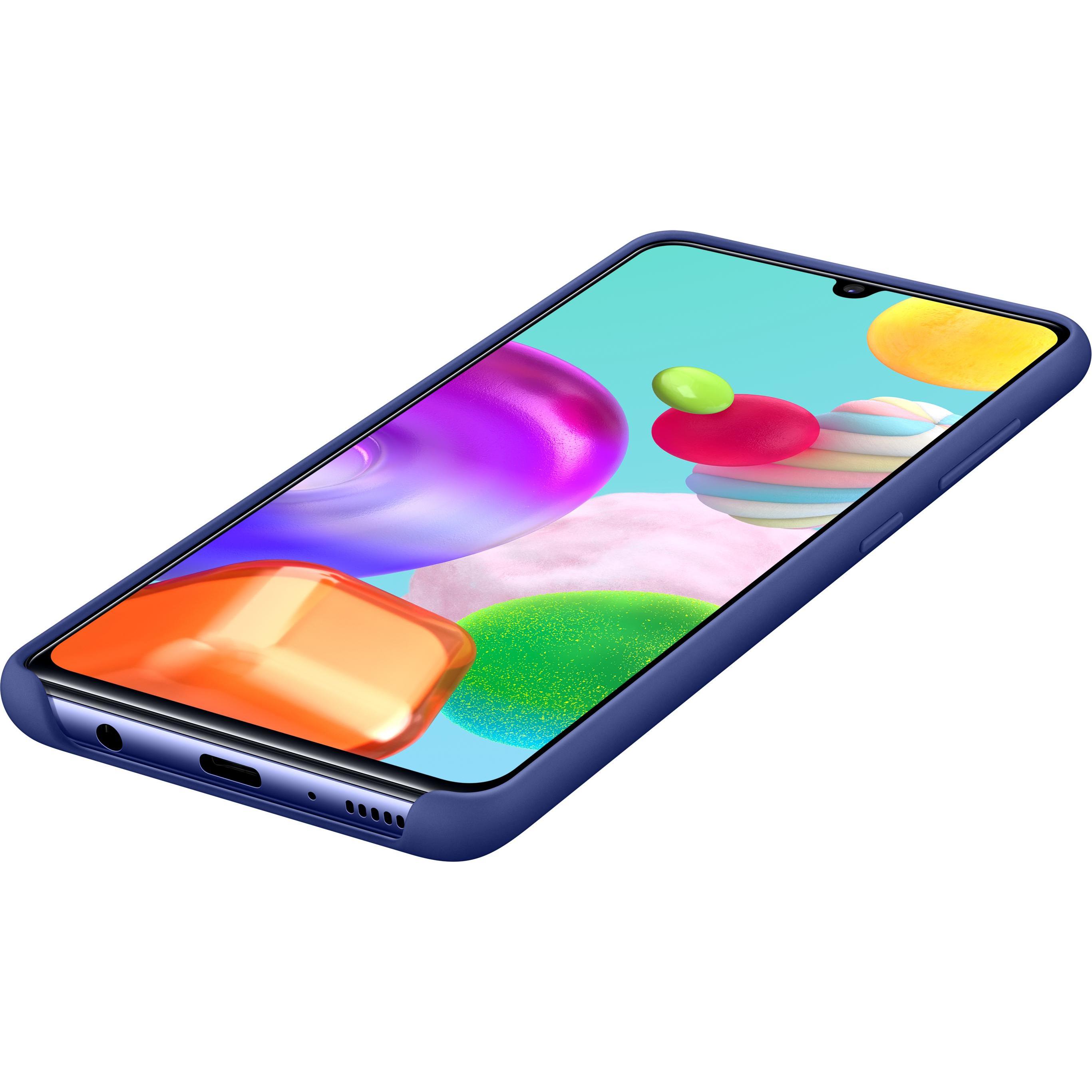 Thumbnail - Samsung Silicone Cover (Samsung Galaxy A41), Smartphone Hülle, Blau