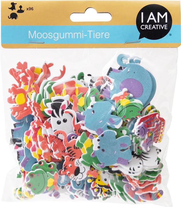 Actual product image I Am Creative Sponge rubber shapes