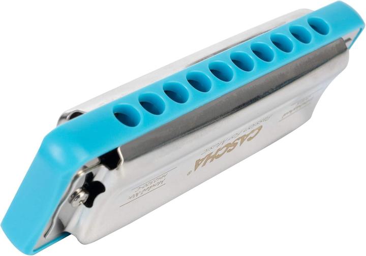 Cascha Ocean Rock Harmonica Pack 7 CDEFGABb 7 Harmonica with Bag Blue (Mundharmonika)