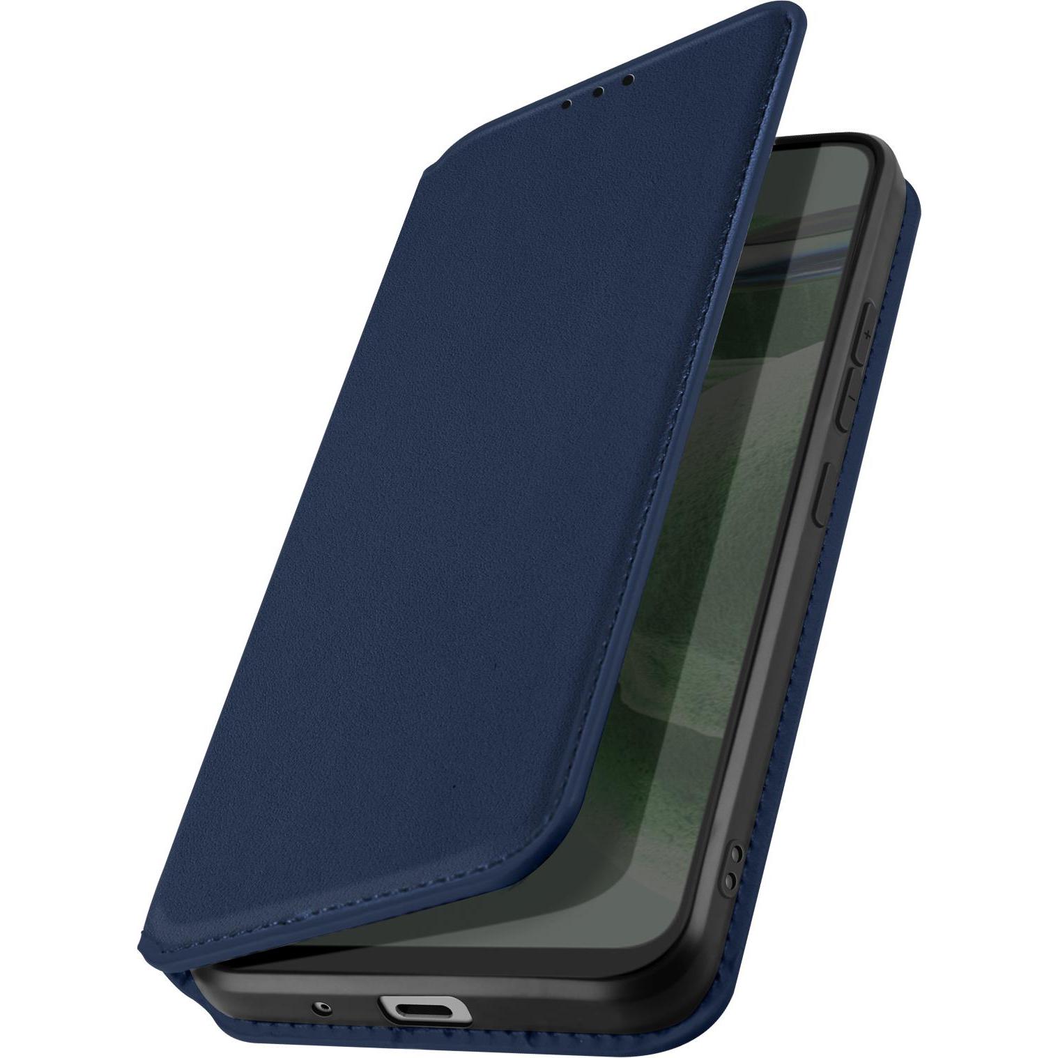 Avizar Classic Edition, Backcover mit Magnetklappe Series (Samsung Galaxy S7), Smartphone Hülle, Blau