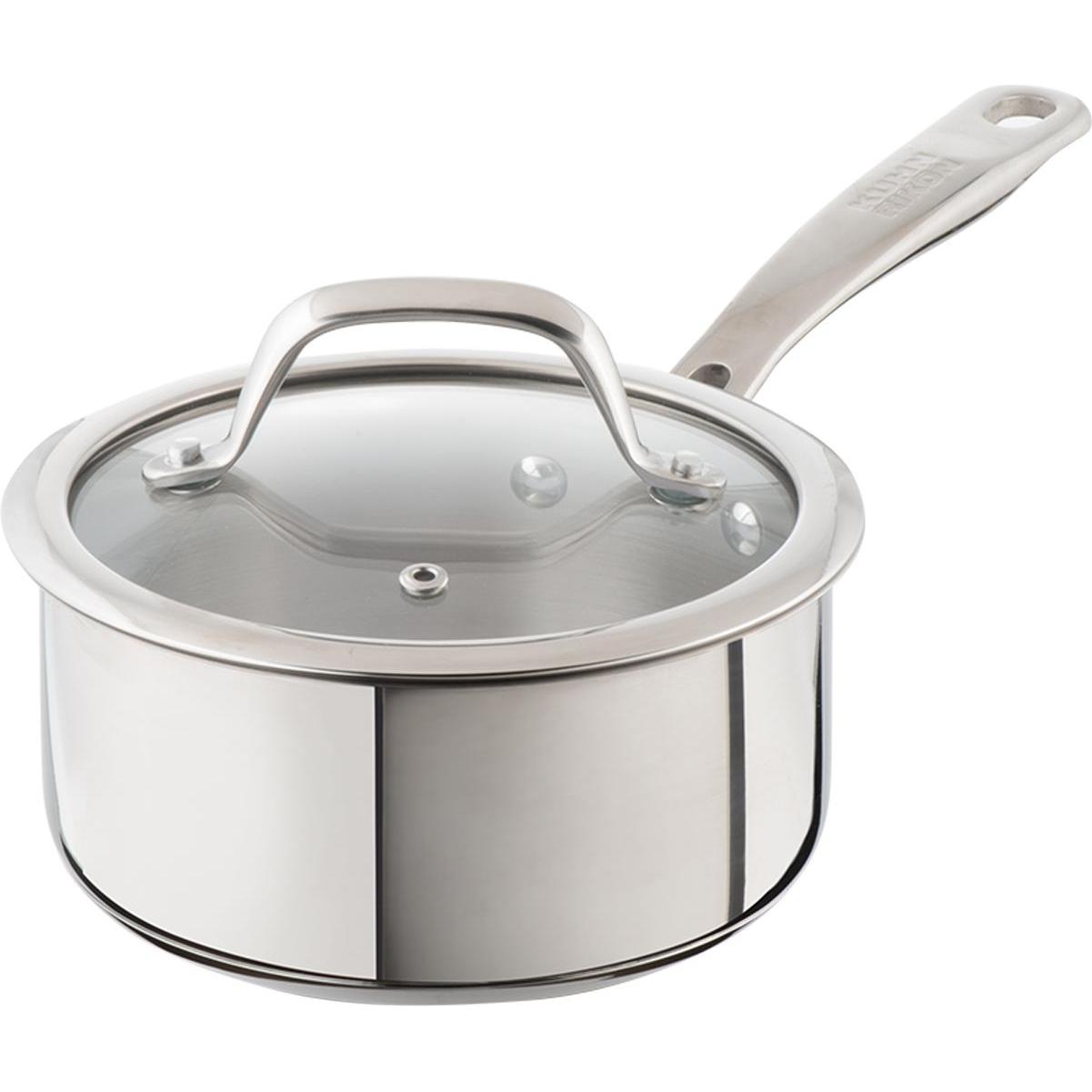 Kuhn Rikon Silber/Transparent Allround, Pfanne + Kochtopf,