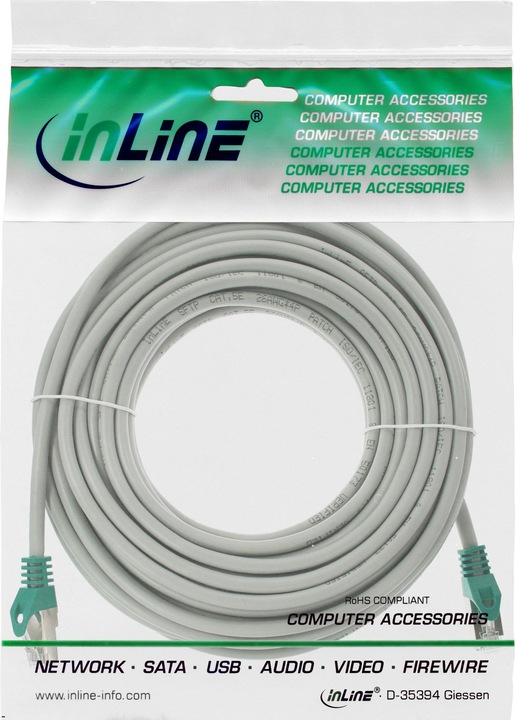 Produktbild InLine Crossover Patchkabel (F/UTP, CAT5e, 5 m)