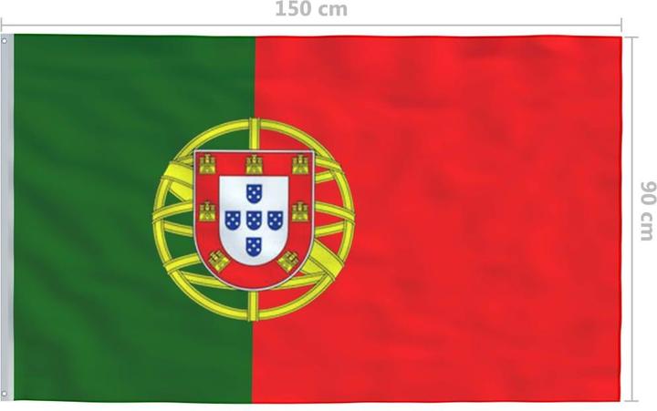 Actual product image vidaXL Portugiesische Flagge (90 x 150 cm)