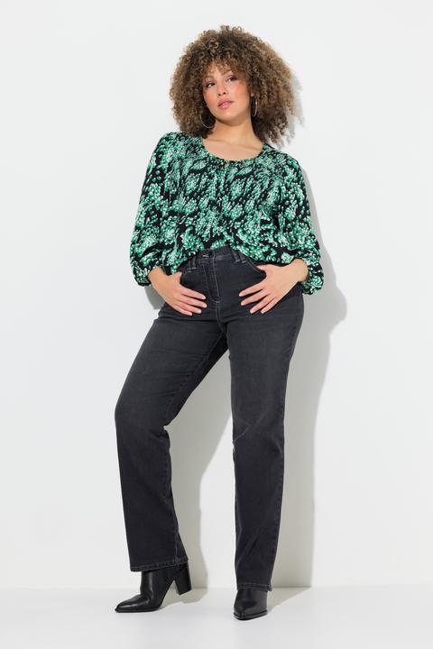 Image du produit Ulla Popken Jean Mandy, coupe 5 poches, jambe large (42)