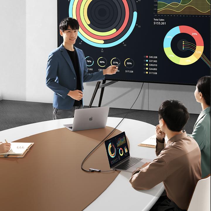 Actual product image Ugreen USB-C 9-In-1 Multifunction Adapter (USB-C, 9 ports)