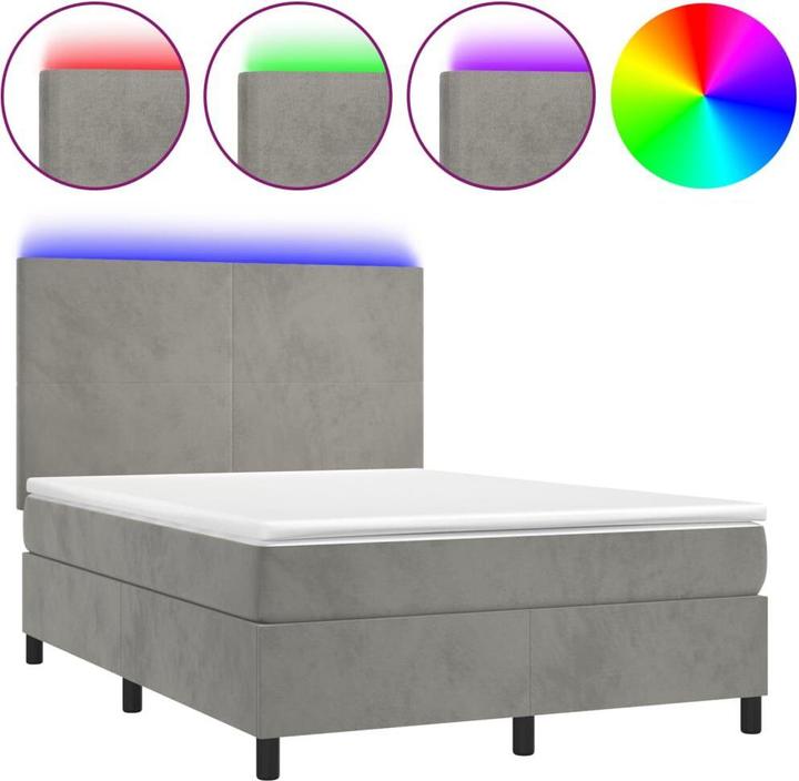 Produktbild vidaXL Boxspringbett (140 x 190 cm)