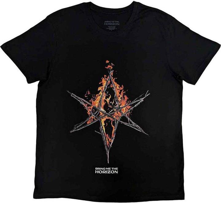 Bring Me The Horizon Flame Hex & Text Logo