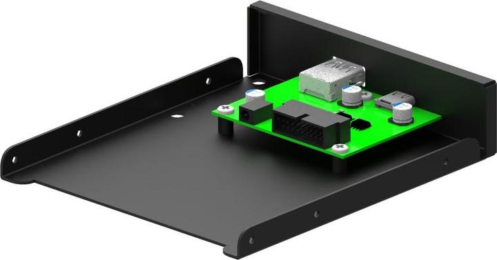 Produktbild Gembird Panel przedni 3,5" USB 3.1 Typ-A + Typ-C (19-Pin)