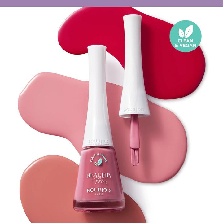 Produktbild Bourjois Healthy Mix Nail Polish 200-Once y Flo-Ral (#200-once & flo-ral, 200 Ocean Floral, 200-once & flo-ral, Once & Floral, Farblack)