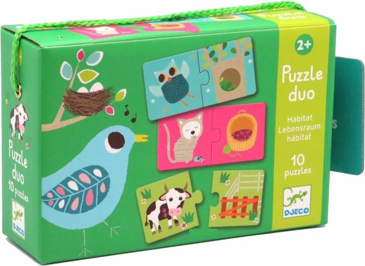 Produktbild Djeco Duo Lebensraum (20 Teile)