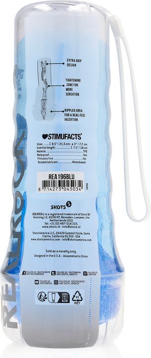 Nährwerte und Zutaten RealRock Easy Rider - Pussy Masturbator - Blue