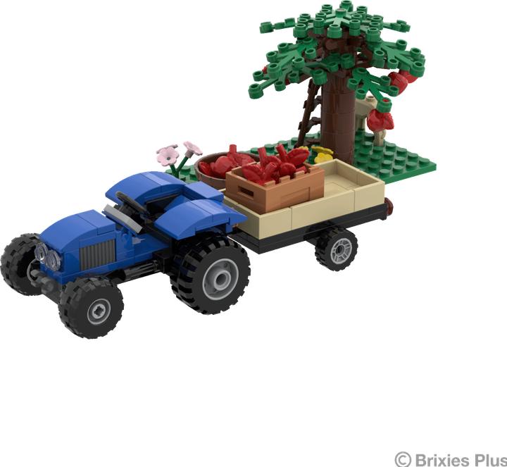 Actual product image Brixies Plus Kleiner Traktor / Small tractor