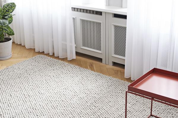 Produktbild HAY - Peas Carpet 80 x 140 cm. - Soft Grey (501181) (140 x 80 cm)