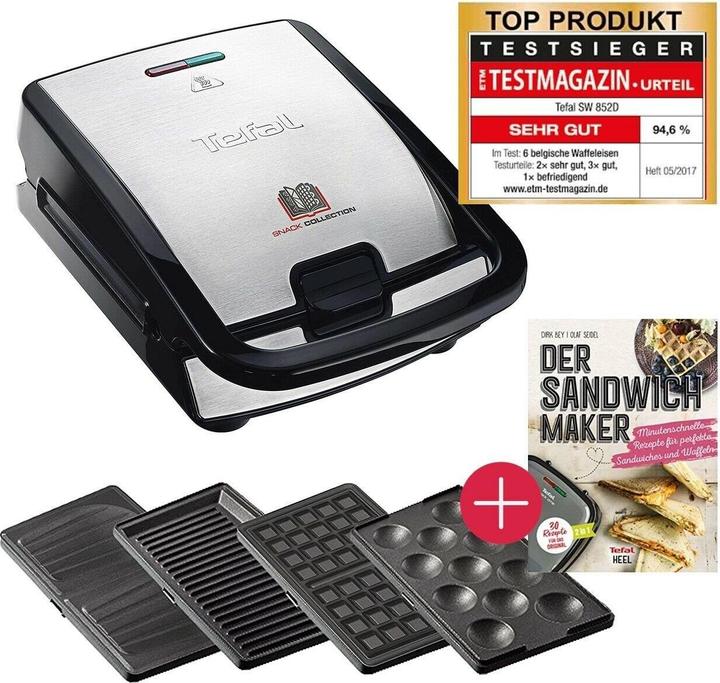 Produktbild Tefal Snack Collection inkl. 4 Platten (SW854D)