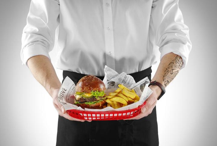 Produktbild Hendi Servierkörbe im Fastfood-Stil, Rot, Stk.,x(H)mm