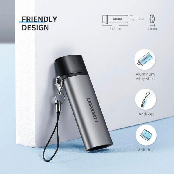 Image du produit Ugreen Lecteur de cartes 2en1 (USB-C)