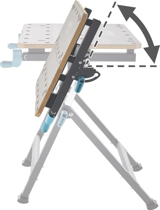 Actual product image wolfcraft MASTER 650 ERGO Clamping and Working Table (65 cm, 72 cm)