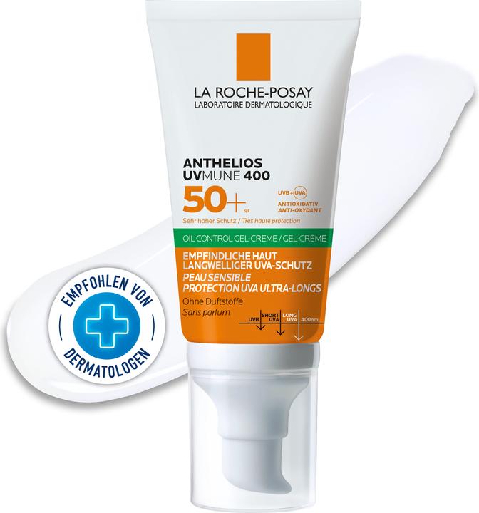 Produktbild La Roche Posay Anthelios UVMune 400 Gel-Creme Oil Control (Sonnengel, SPF 50+, 50 ml, 77 g)