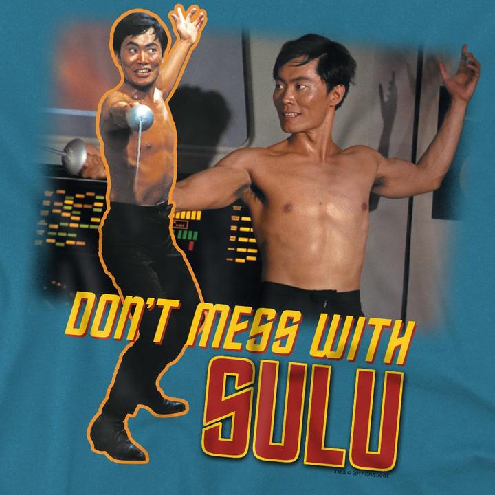 Actual product image Mens Don't Mess with Sulu T-Shirt (M)