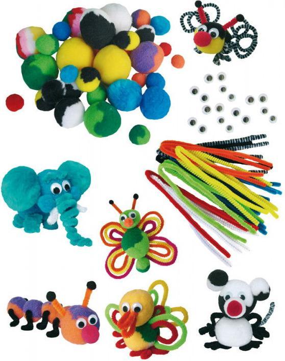 Produktbild Playbox Bastelset Pompon-Tiere