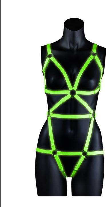 Produktbild Ouch! Full Body Harness - Glow in the Dark (S, M)