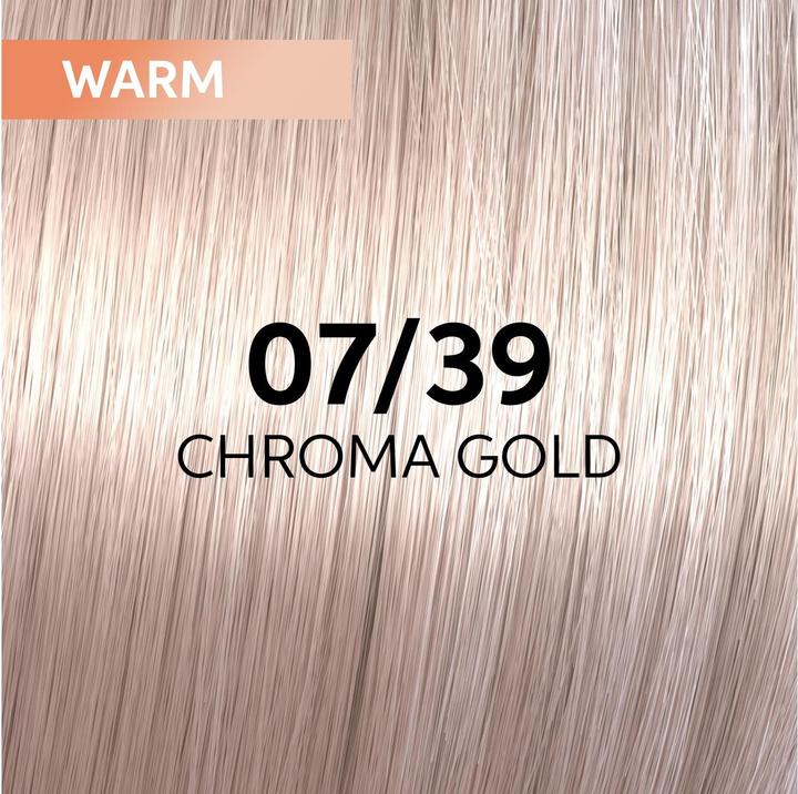 Produktbild Wella Shinefinity 07/39 Chroma Gold - 60ml (Mittelblond)