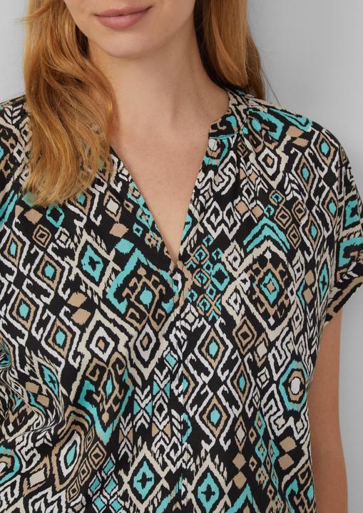 Immagine prodotto s.Oliver Bluse Leichte Baumwoll-Bluse mit All-over-Print (38)