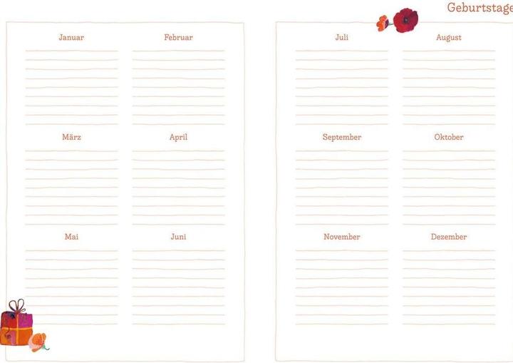 Produktbild Rosina Wachtmeister Kalenderbuch A6 2026 (A6)