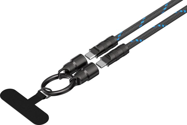 Havit CB6340 - Ladekabel 1 2 m (schwarz/blau) (1.20 m, USB 3.0, 60 W)