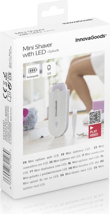 Produktbild InnovaGoods Wiederaufladbarer Mini-Rasierer mit LED-Licht Epiluch