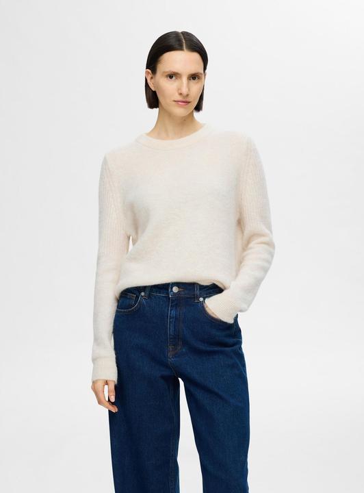 Produktbild Selected Femme Slfsia Ras Ls Knit O-Neck Noos (XL)