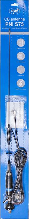 Produktbild PNI CB-Antenne S75 mit Butterfly, Halterung, Kabel und PL-Stecker