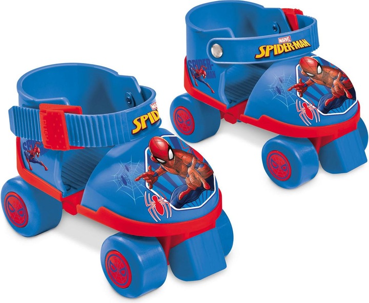 Actual product image Mondo Spiderman roller skates with protection set, size 22-29 (22, 23, 24, 25, 26, 27, 28, 29)