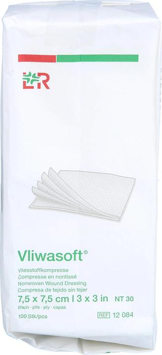 Actual product image Lohmann & Rauscher Nonwoven compresses 6-ply