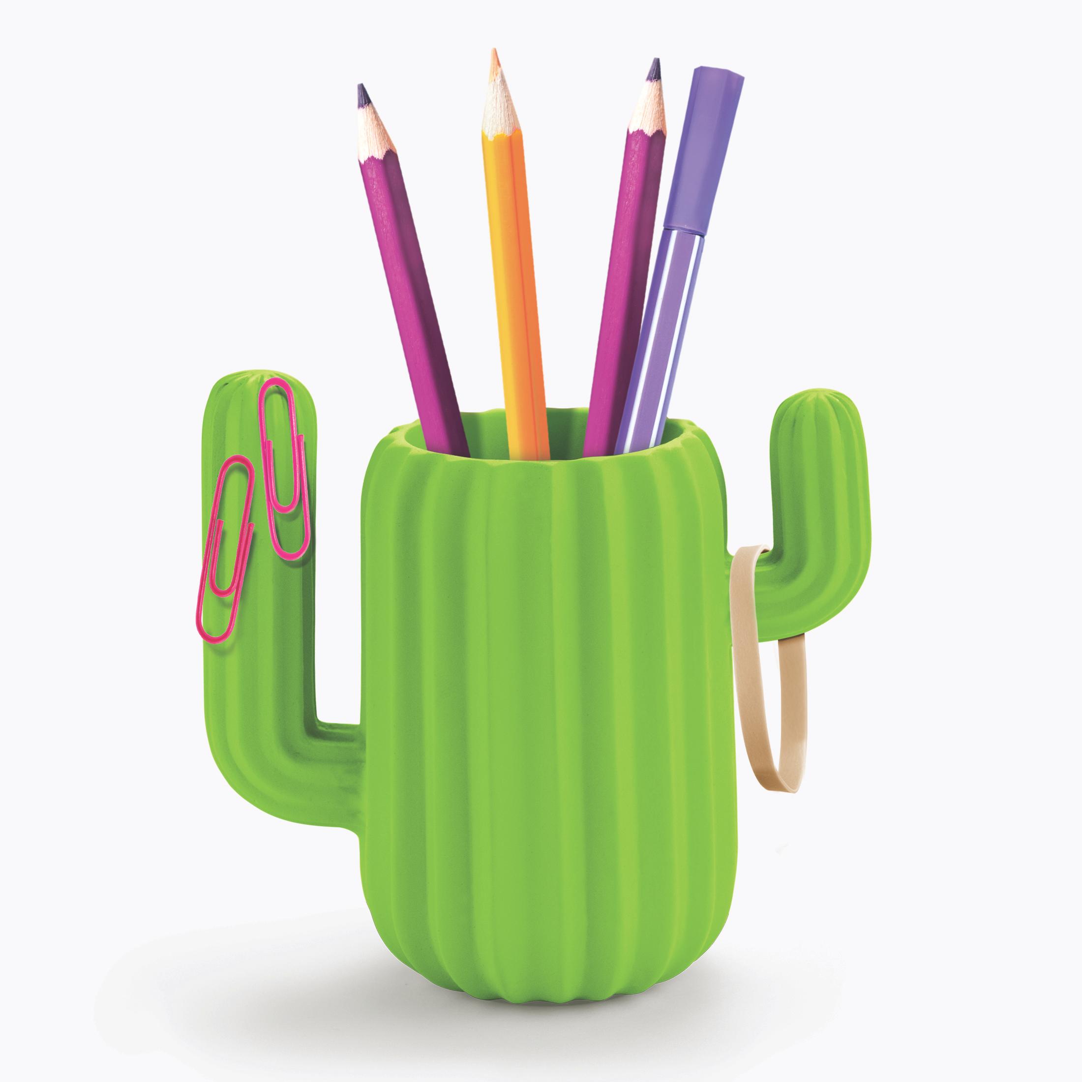 Mustard, Accessori scrivania, - Cactus Desk Organiser - Green