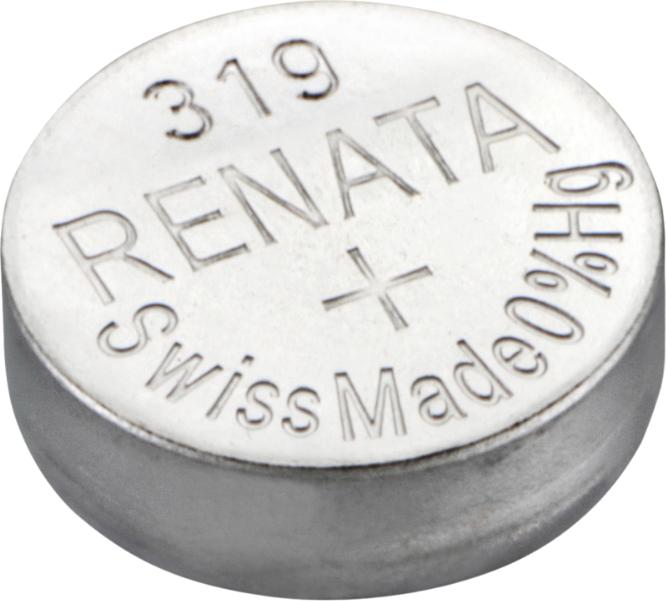 Actual product image Renata 319 (SR527SW) Knopfzellen Batterie Silberoxid (1 pcs., 23 mAh)