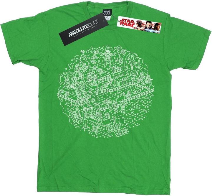 Produktbild Star Wars Christmas Death Star TShirt Mädchen (140, 146)