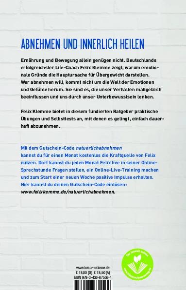 Immagine prodotto Natürlich abnehmen (Tedesco, Morsetto Felix, 2021)
