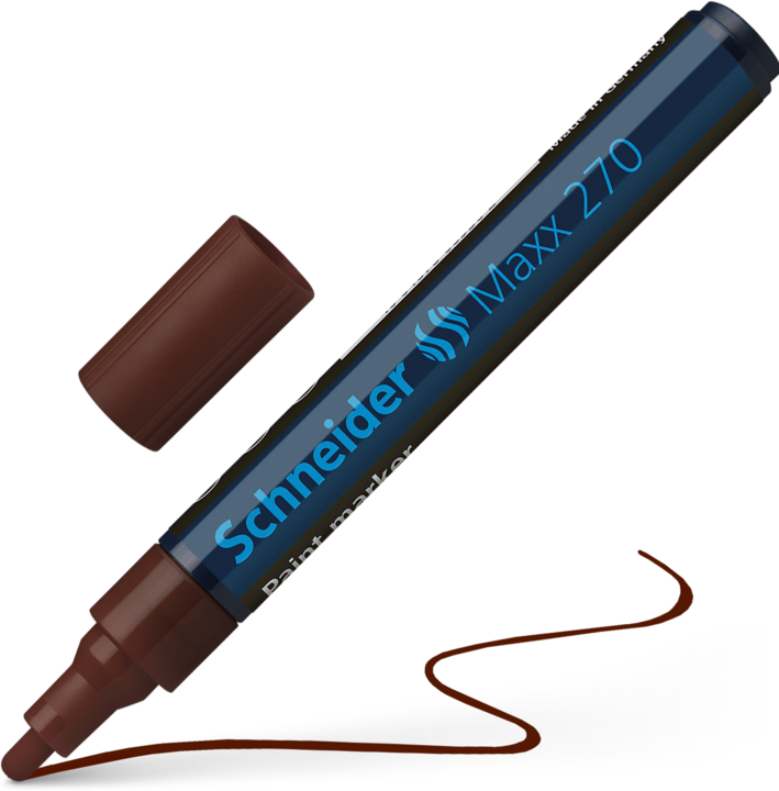 Produktbild Schneider Lackmalstift Maxx 270 braun (Braun, 3 mm, 1 x)