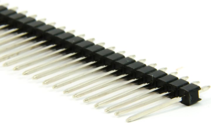 Purecrea Stiftleiste Male 1 X 40 Polig RM 2.54mm gerade lange Pin