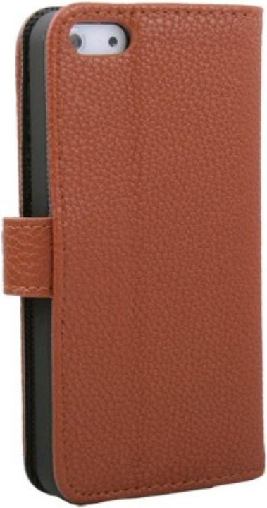 Produktbild König Design Tasche Handytasche (Flip Quer) für Handy iPhone 5 & 5s (Apple iPhone 5, Apple iPhone 5s)