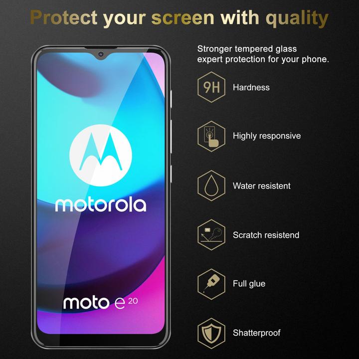 Immagine prodotto Cadorabo Vetro protettivo temperato (1 Pezzo/i, Motorola Moto E30, Motorola Moto E40, Motorola Moto E20)