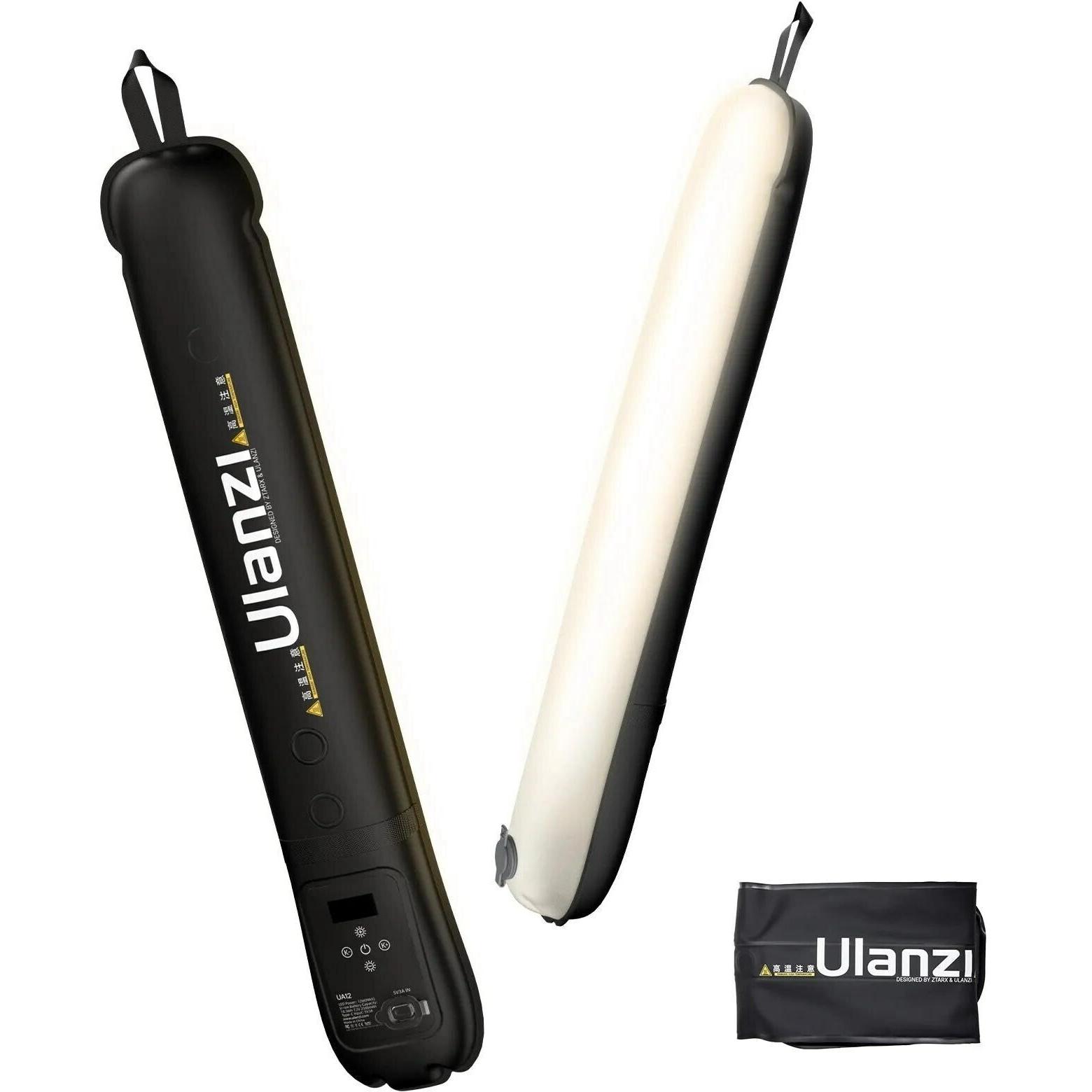 Ulanzi UA12 12W Portable Air Tube Light (Videoleuchte), Dauerlicht, Schwarz
