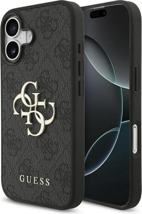 Image du produit Guess PU 4G Metal Logo Case für Apple iPhone 17 - black (Apple iPhone 17)