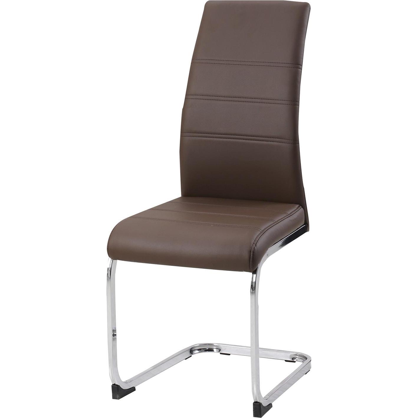 Thumbnail - HTI-Living, Stühle, Esszimmerstuhl SallyC Kunstleder 4er-Set Braun